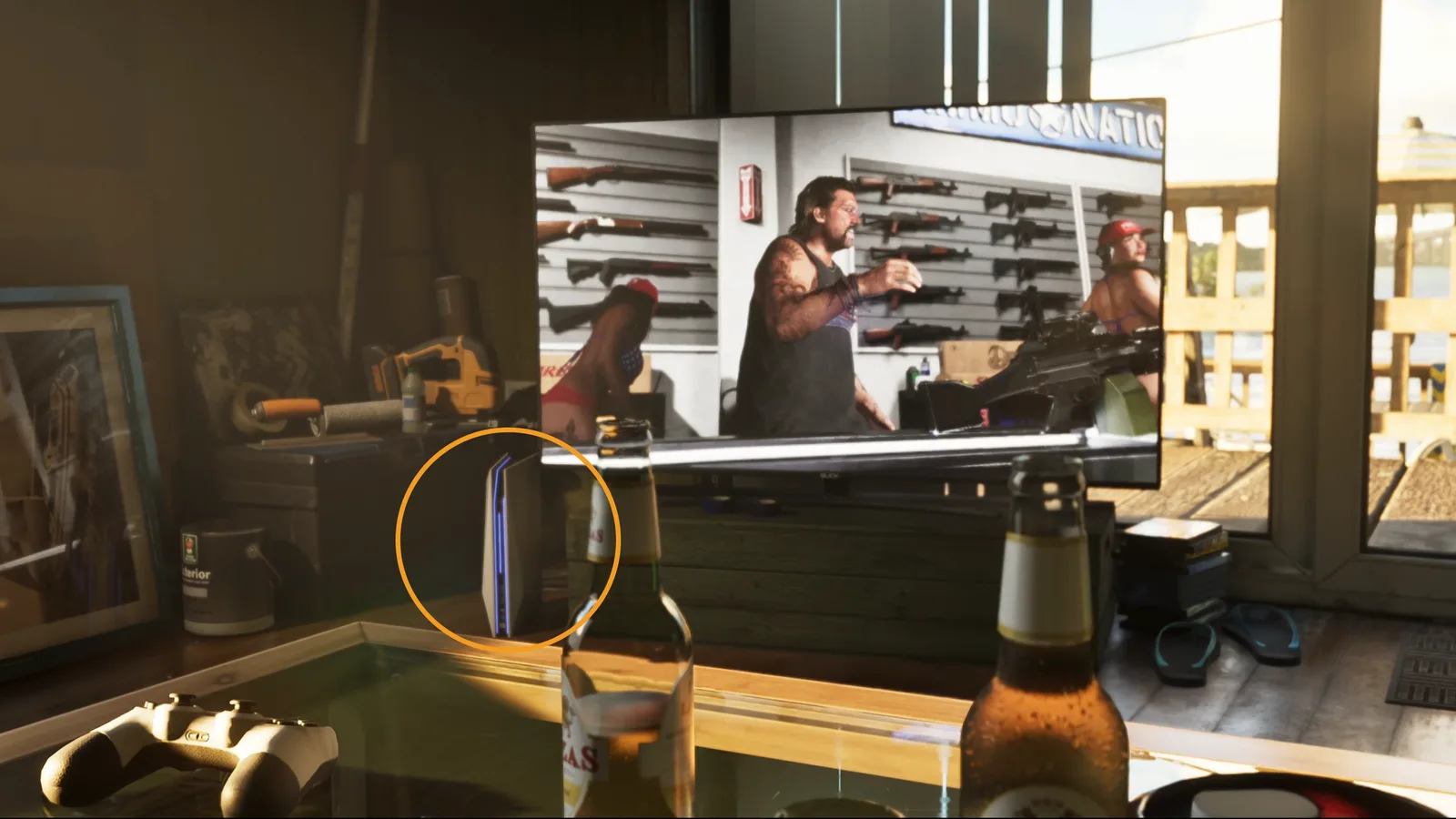 هل كشفت GTA 6 عن PS6؟ لقطة غامضة تثير الجدل بين اللاعبين هل كشفت GTA 6 عن PS6؟ لقطة غامضة تثير الجدل بين اللاعبين