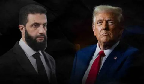 هل يحقق “استمالة القانون” النجاح مع ترامب، وما رغبة السوريين في رؤية “فندقه” بدمشق، وما الفوارق بين لقاء ترامب وكيم جونغ أون والمقابلة التي يسعى إليها “الجولاني”؟ وما الذي وراء رغبة “إسرائيل” المفاجئة في إقامة علاقات “مستمرة وجيدة” مع “حكومة جهادية”؟ هل يحقق “استمالة القانون” النجاح مع ترامب، وما رغبة السوريين في رؤية “فندقه” بدمشق، وما الفوارق بين لقاء ترامب وكيم جونغ أون والمقابلة التي يسعى إليها “الجولاني”؟ وما الذي وراء رغبة “إسرائيل” المفاجئة في إقامة علاقات “مستمرة وجيدة” مع “حكومة جهادية”؟