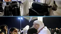 هنا نحن يا الله .. الرحلة الأولى للحجاج تترك مطار القاهرة