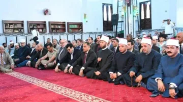 وزير الأوقاف ومحافظ الشرقية يشهدون صلاة الجمعة في مسجد الإمام الأكبر عبدالحليم محمود