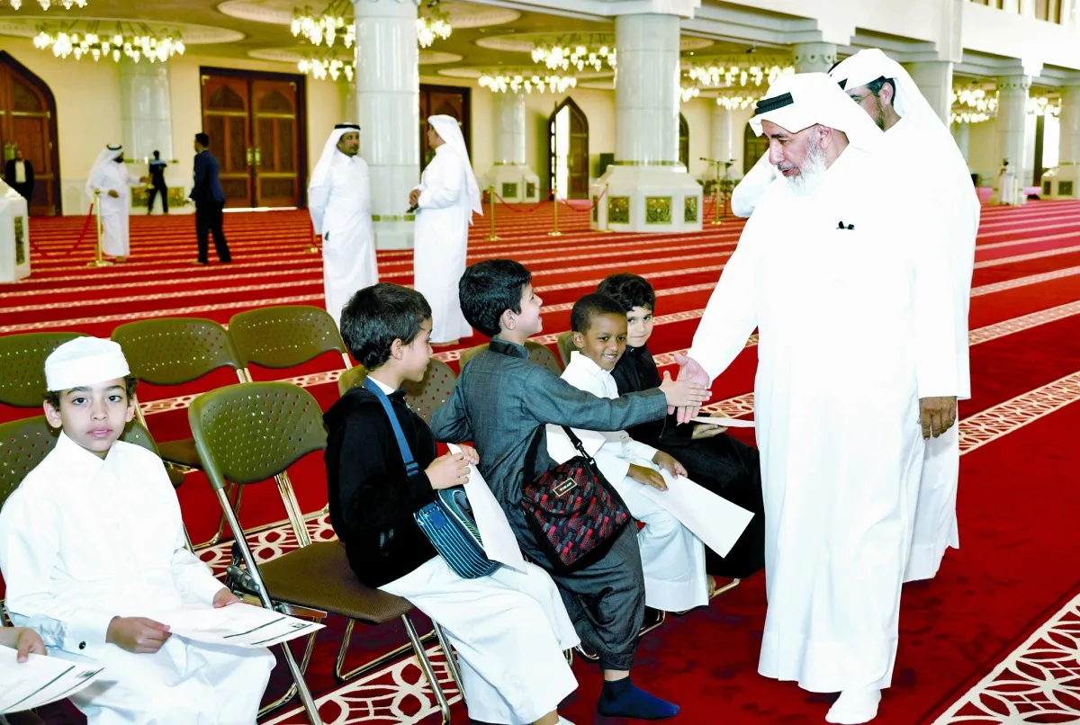 وزير الأوقاف يتفقد اختبارات المسابقة المدرسية القرآنية وزير الأوقاف يتفقد اختبارات المسابقة المدرسية القرآنية