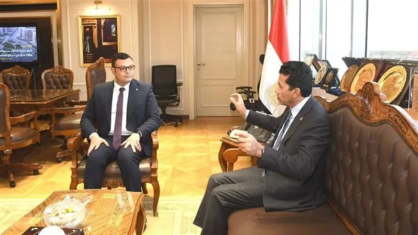 وزير الإسكان يستقبل وزير الشباب لبحث أوجه التعاون بشأن نادي “النادي” بالعاصمة الإدارية وزير الإسكان يستقبل وزير الشباب لبحث أوجه التعاون بشأن نادي “النادي” بالعاصمة الإدارية