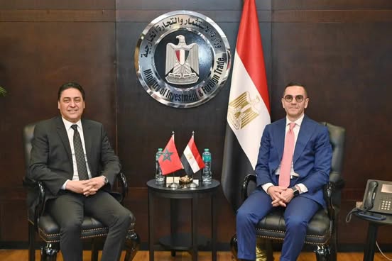 وزير الاستثمار: التنسيق مع المغرب لفتح أسواق جديدة بقطاعات النسيج والزراعة والصناعات الدوائية وزير الاستثمار: التنسيق مع المغرب لفتح أسواق جديدة بقطاعات النسيج والزراعة والصناعات الدوائية