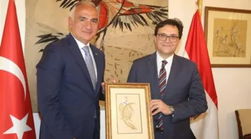 وزير الثقافة يستقبل نظيره التركي لبحث أطر التعاون