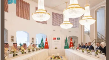 وزير الخارجية يستقبل نظيره التركي ويتوليان رئاسة الاجتماع الثاني للمجلس التنسيقي بين الدولتين.