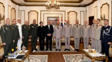 وزير الدفاع يلتقى نظيره القبرصى لبحث سبل دعم التعاون العسكرى