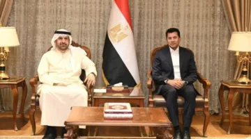 وزير الشباب والرياضة يجتمع بالمدير التنفيذي لمؤسسة محمد بن راشد آل مكتوم