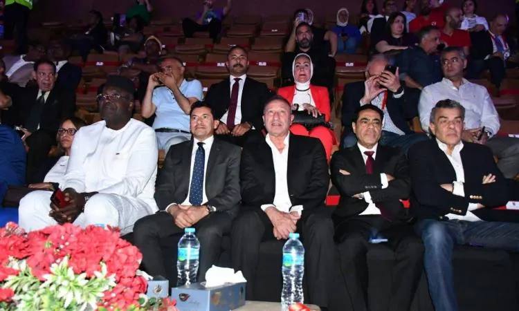 وزير الشباب والرياضة يشارك في حفل انطلاق كأس الكؤوس الإفريقية لكرة اليد وزير الشباب والرياضة يشارك في حفل انطلاق كأس الكؤوس الإفريقية لكرة اليد