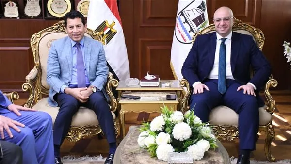 وزير الشباب والرياضة يصل محافظة بني سويف وزير الشباب والرياضة يصل محافظة بني سويف