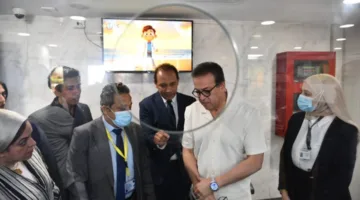 وزير الصحة يزور المستشفى المركزي في الضبعة بمحافظة مطروح