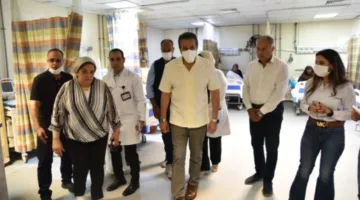 وزير الصحة يزور مستشفى وادي النطرون التخصصي في محافظة البحيرة.