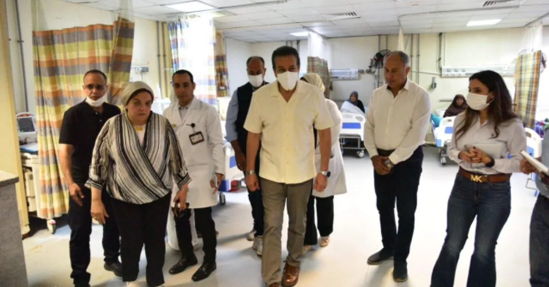 وزير الصحة يزور مستشفى وادي النطرون التخصصي في محافظة البحيرة. وزير الصحة يزور مستشفى وادي النطرون التخصصي في محافظة البحيرة.