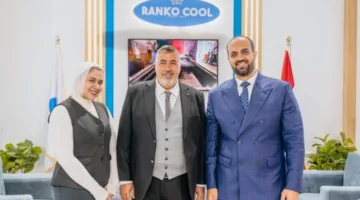 وزير الصناعة يتفقد جناح شركة رانكو كول في معرض التبريد والتكييف