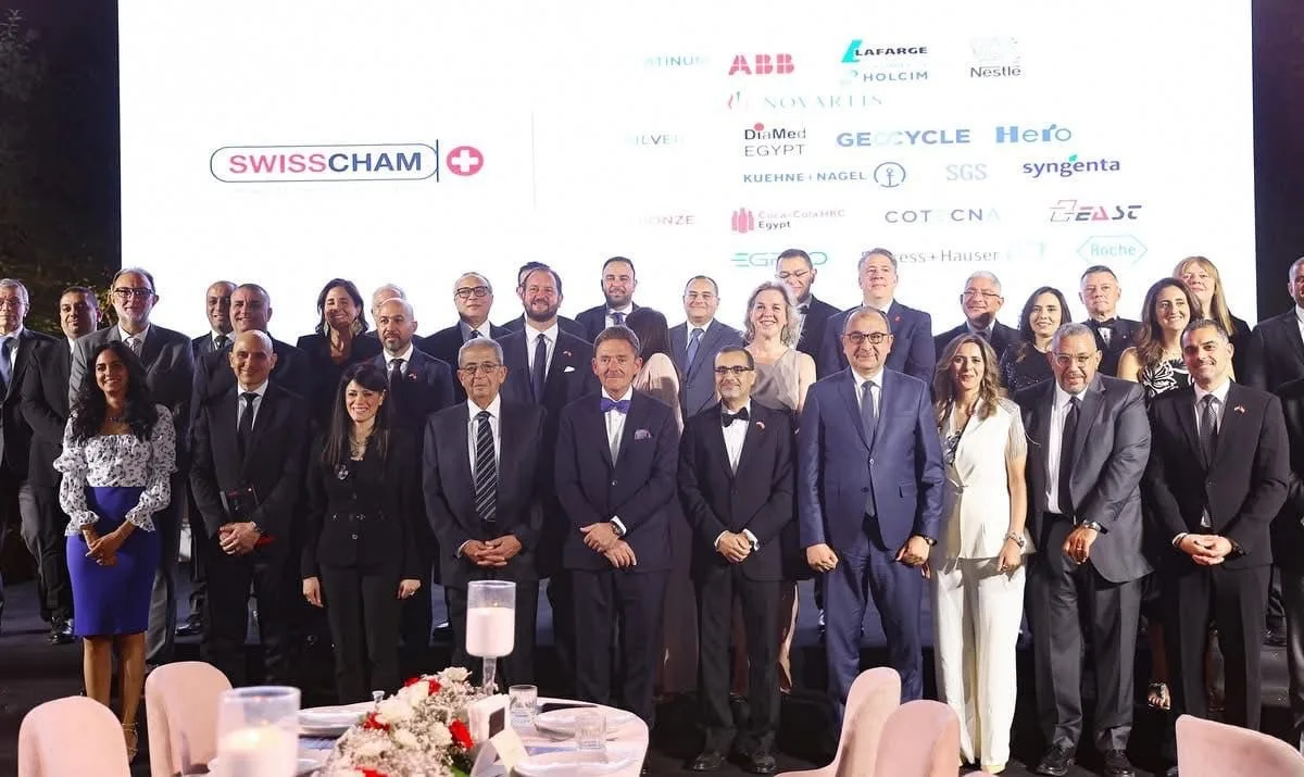 وزيرة التخطيط تحضر الاحتفال السنوي لغرفة التجارة السويسرية واحتفال شركة ABB بمرور مئة عام على وجودها في مصر.