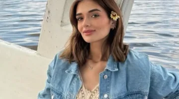 وسط البحر.. ملك أحمد زاهر تستعرض جمالها