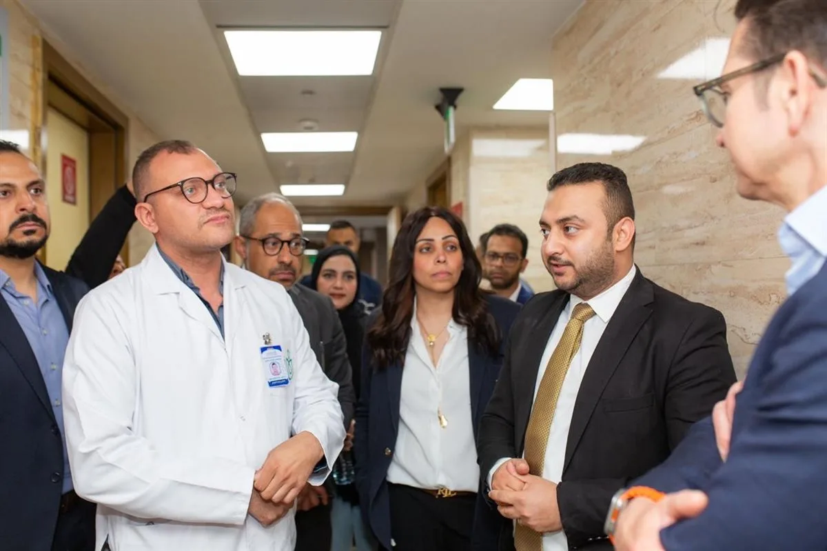 وفد ألماني يزور مستشفيات هيئة الرعاية الصحية بالأقصر لتعزيز خدمات علاج الأورام وفد ألماني يزور مستشفيات هيئة الرعاية الصحية بالأقصر لتعزيز خدمات علاج الأورام