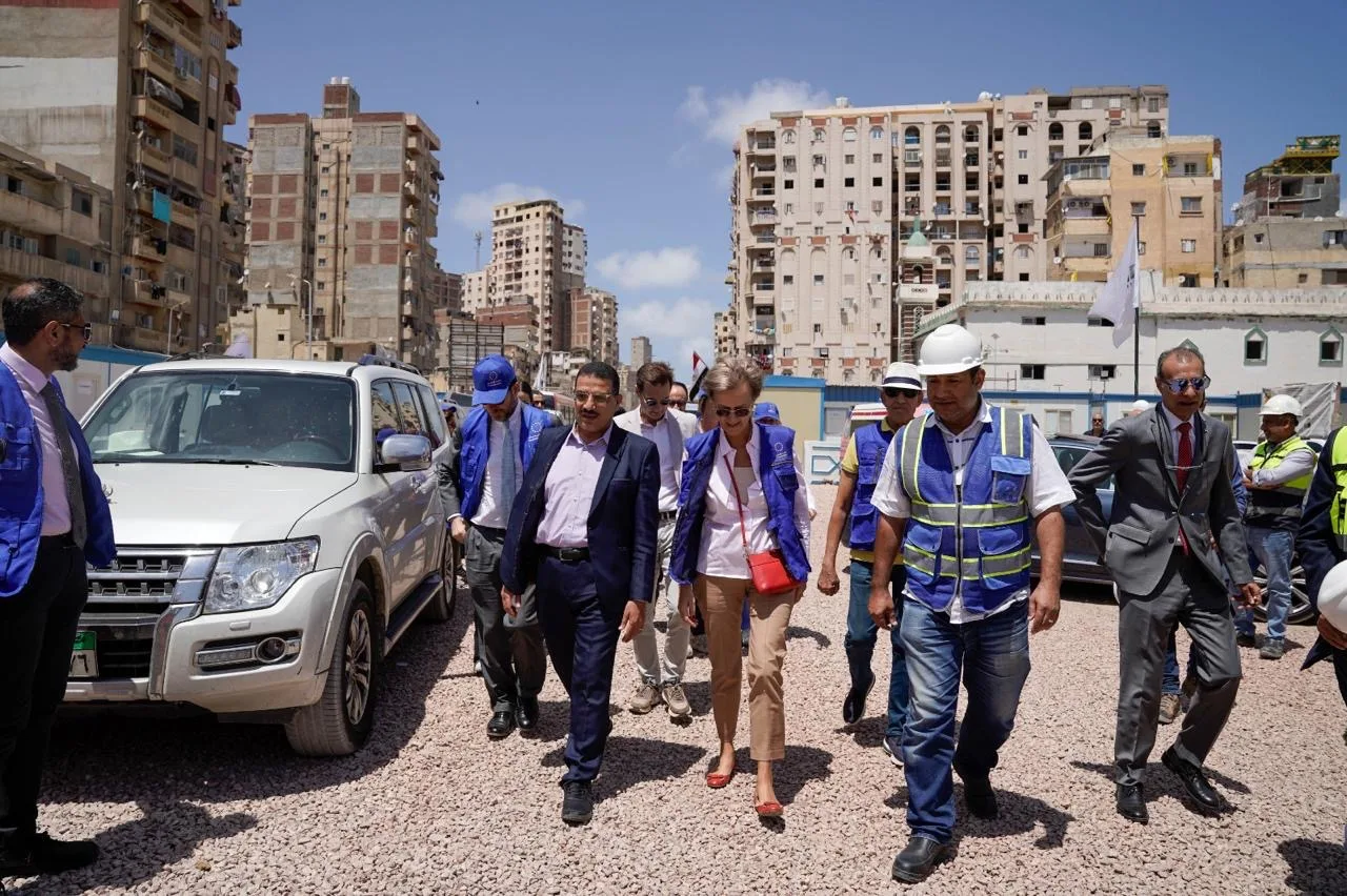 وفد الاتحاد الأوروبي يزور مشاريع الشراكة في محافظة الإسكندرية
