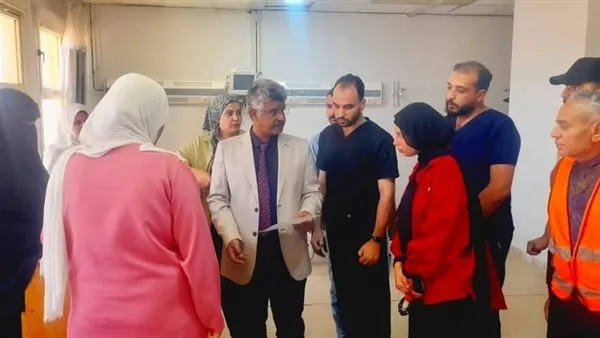 وكيل صحة شمال سيناء: إحالة المقصرين في وحدات إدارة الحسنة ونخل للتحقيق وكيل صحة شمال سيناء: إحالة المقصرين في وحدات إدارة الحسنة ونخل للتحقيق