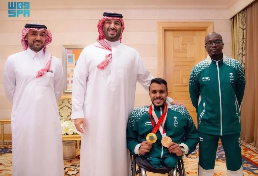 ولي العهد: إنجازكم يُظهر مدى تقدم الرياضة في السعودية ولي العهد: إنجازكم يُظهر مدى تقدم الرياضة في السعودية