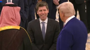 ولي العهد السعودي يجتمع بمؤسس Open AI أثناء زيارة ترامب للرياض (فيديو)