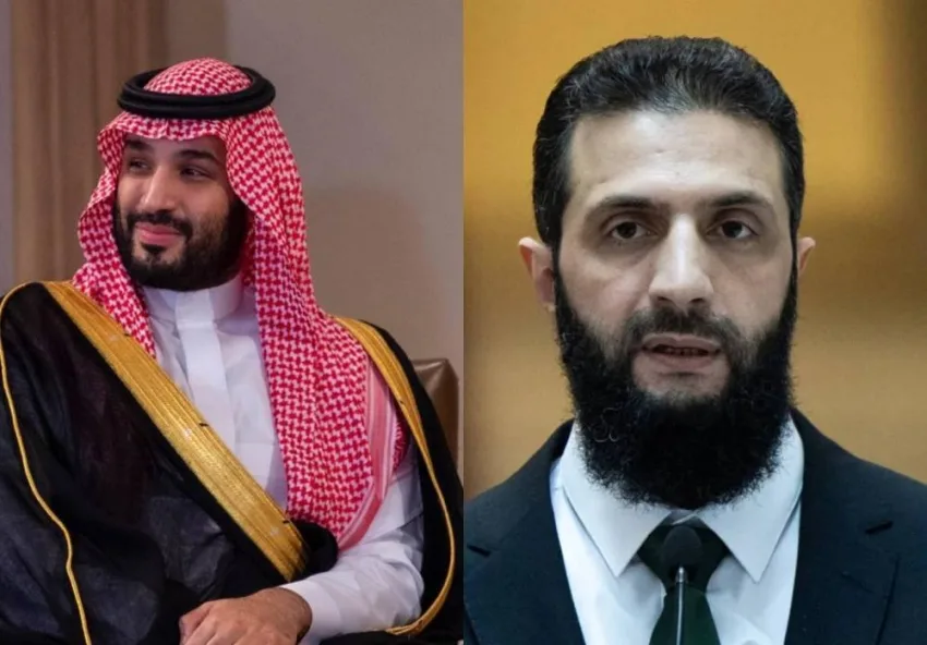 ولي العهد يتناول مع الشرع آخر التطورات في سوريا (عبر الهاتف) ولي العهد يتناول مع الشرع آخر التطورات في سوريا (عبر الهاتف)