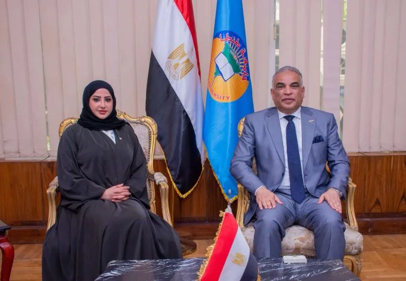 رئيس جامعة طنطا يبحث مع المستشار الثقافي بسفارة البحرين سبل التعاون في الدراسات العليا والتدريب رئيس جامعة طنطا يبحث مع المستشار الثقافي بسفارة البحرين سبل التعاون في الدراسات العليا والتدريب
