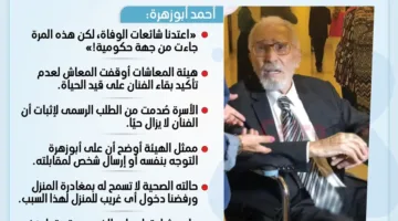 “يريد إثبات أنه على قيد الحياة” … ابن عبد الرحمن أبو زهرة غاضب من إيقاف معاش والده