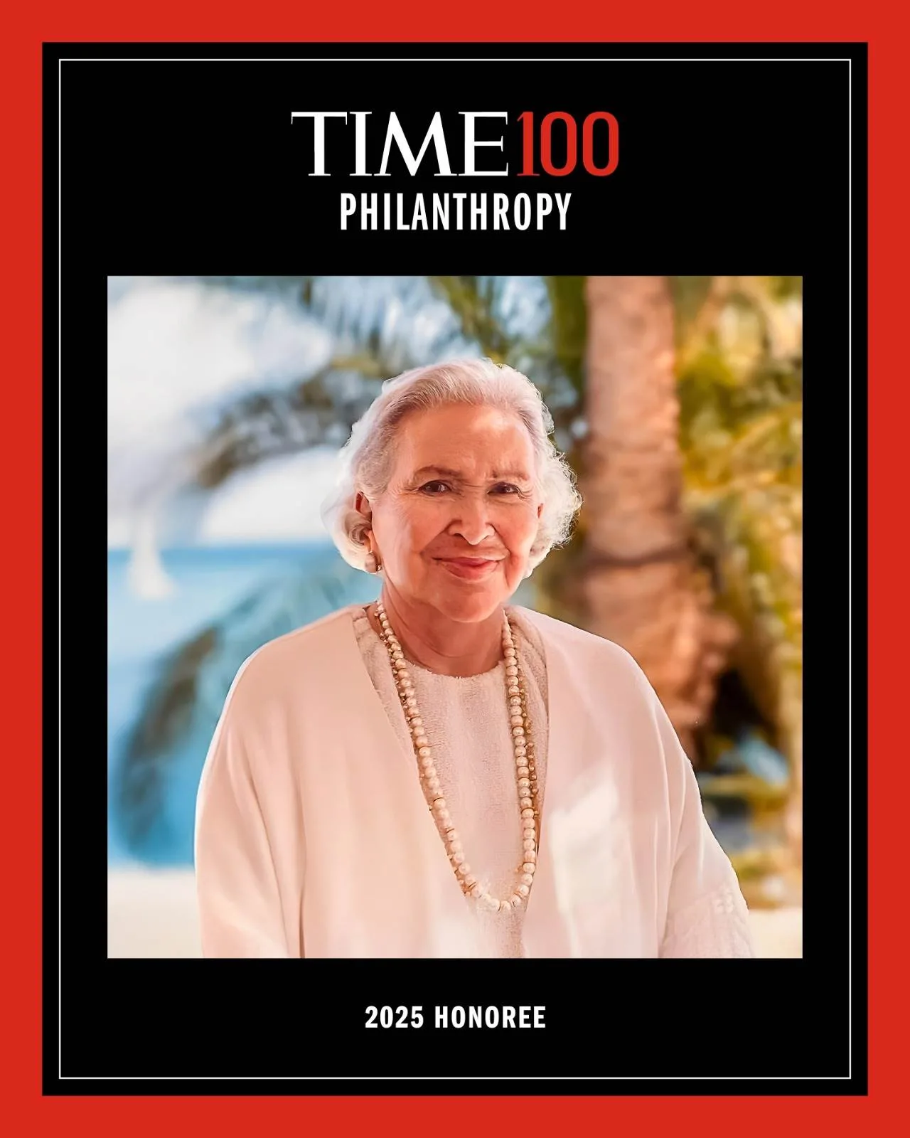 يسرية لوزا- ساويرس من أبرز الشخصيات في مجال العطاء ضمن قائمة TIME100 Philanthropy لعام 2025