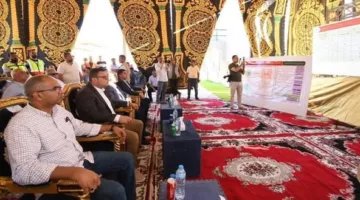 وزير الإسكان يتفقد مع محافظ كفر الشيخ تقدم مشاريع مياه الشرب والصرف الصحي