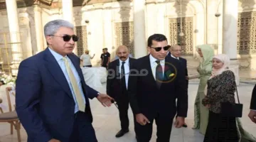 10 لقطات من احتفال وزير الشباب والرياضة بعقد قران ابنته