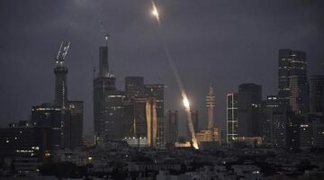 فيديو: القوات الإسرائيلية تعترض صواريخ إيرانية