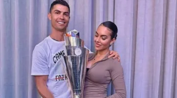 رونالدو يحتفل بفوز البرتغال بكأس الأمم الأوروبية برفقة جورجينا