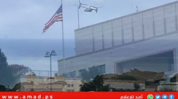 صاروخ إيراني يهوي بالقرب من مقر السفارة الأمريكية في تل أبيب