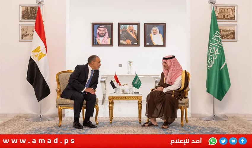 وزيرا خارجية مصر والسعودية يناقشان جهود التهدئة في غزة ويشددان على رفض التهجير وزيرا خارجية مصر والسعودية يناقشان جهود التهدئة في غزة ويشددان على رفض التهجير