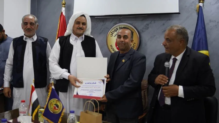 حزب حماة الوطن في مطروح يحتفي بالصحفيين والإعلاميين بمناسبة عيدهم الحادي والتسعين حزب حماة الوطن في مطروح يحتفي بالصحفيين والإعلاميين بمناسبة عيدهم الحادي والتسعين
