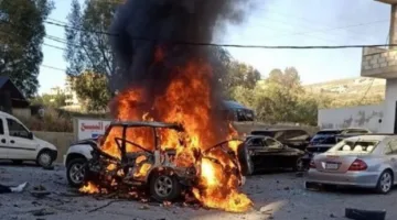 شهيد إثر غارة إسرائيلية على دراجة نارية في منطقة النبطية بجنوب لبنان.. وإصابة شخص آخر نتيجة قصف في بنت جبيل.