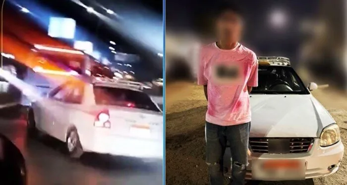 إلقاء القبض على سائق متهور خلال حفل زفاف في العجوزة