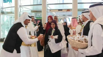 الشؤون الإسلامية تستقبل الدفعة الأولى من ضيوف برنامج خادم الحرمين الشريفين للحج والعمرة من عائلات الشهداء والأسرى والجرحى الفلسطينيين.