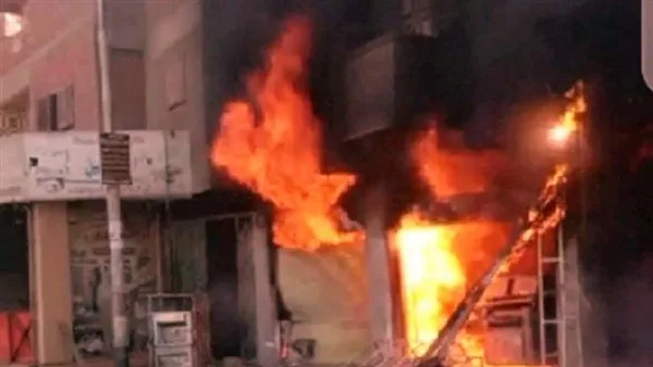 نيران كبيرة تندلع في منزل وإرسال فرق الإطفاء لإخمادها في المنيا