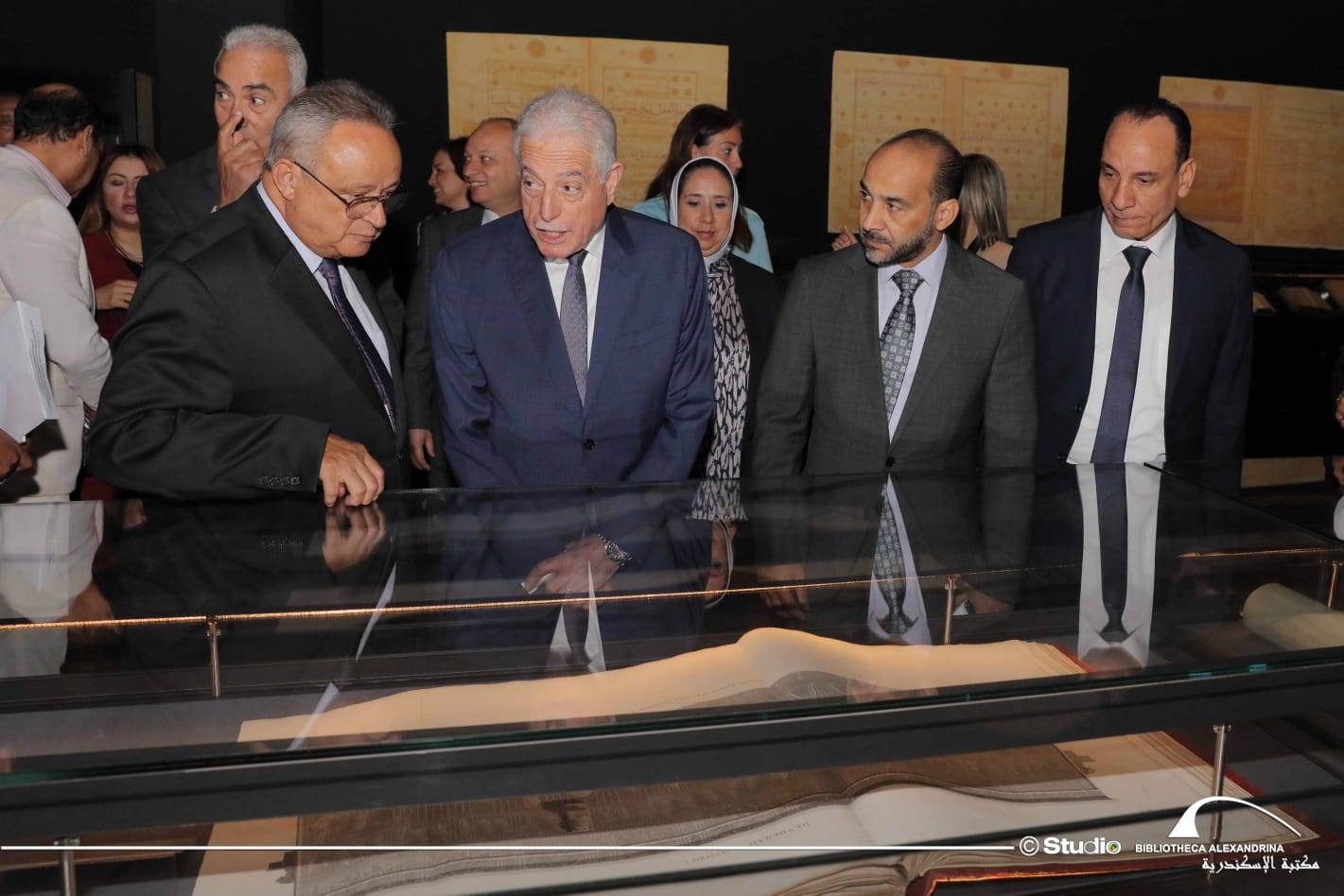 اللواء أركان حرب د. خالد فودة يحاضر في مكتبة الإسكندرية