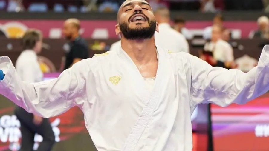 عبدالله ممدوح يحصل على الميدالية الذهبية في البطولة العالمية للكاراتيه عبدالله ممدوح يحصل على الميدالية الذهبية في البطولة العالمية للكاراتيه