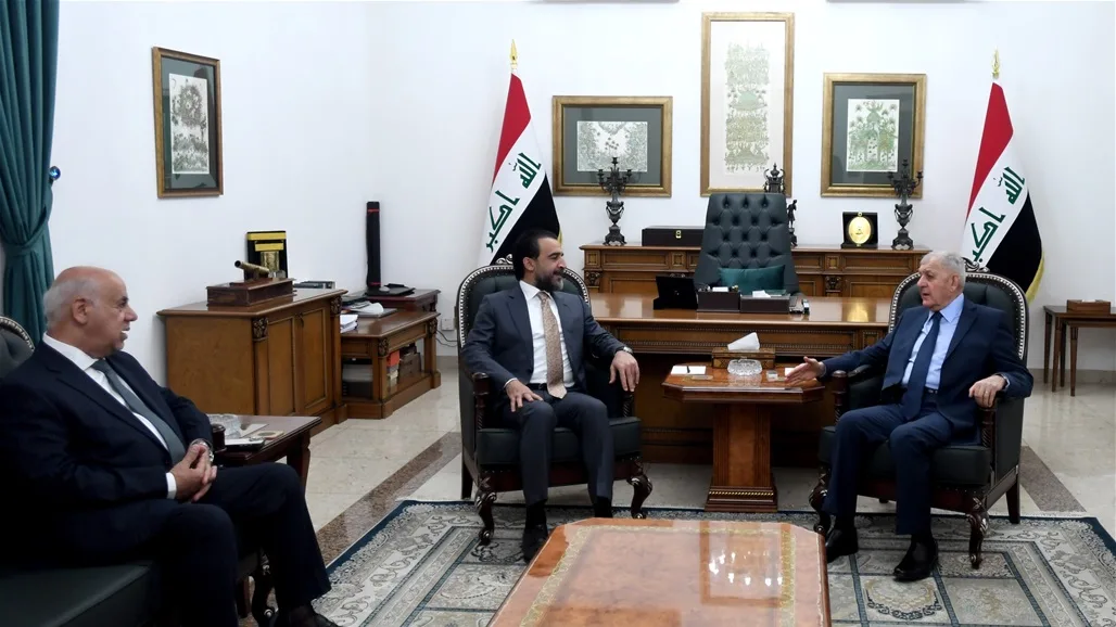 رشيد والحلبوسي يناقشان الترتيبات لإجراء انتخابات عادلة رشيد والحلبوسي يناقشان الترتيبات لإجراء انتخابات عادلة