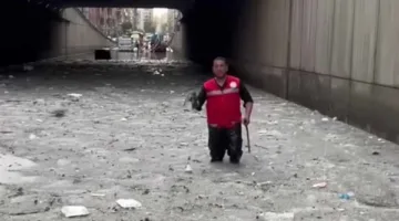 قائد فِرقة الإنقاذ في الهلال الأحمر يروي تفاصيل بطولات ليلة عاصفة الإسكندرية