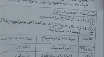 إجابات امتحان الدراسات الاجتماعية للصف الثالث الإعدادي – الفصل الدراسي الثاني 2025 محافظة القليوبية