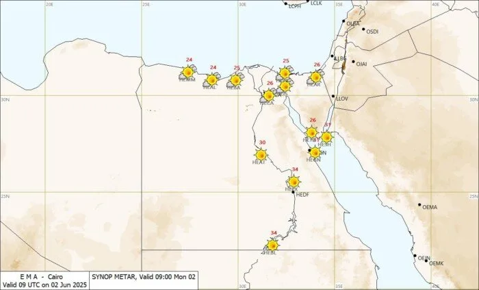 توقعات الطقس اليوم: «الأرصاد» تنبه من 3 ظواهر مناخية تؤثر على البلاد