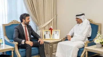 اجتماع وزير العدل ووزير الدولة لشؤون مجلس الوزراء مع السفير الإسباني