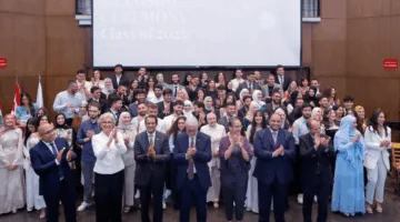 مؤسسة التعليم فوق الجميع والجامعة الأمريكية في بيروت تحتفلان بانتهاء برنامج المنح الدراسية القطرية في لبنان