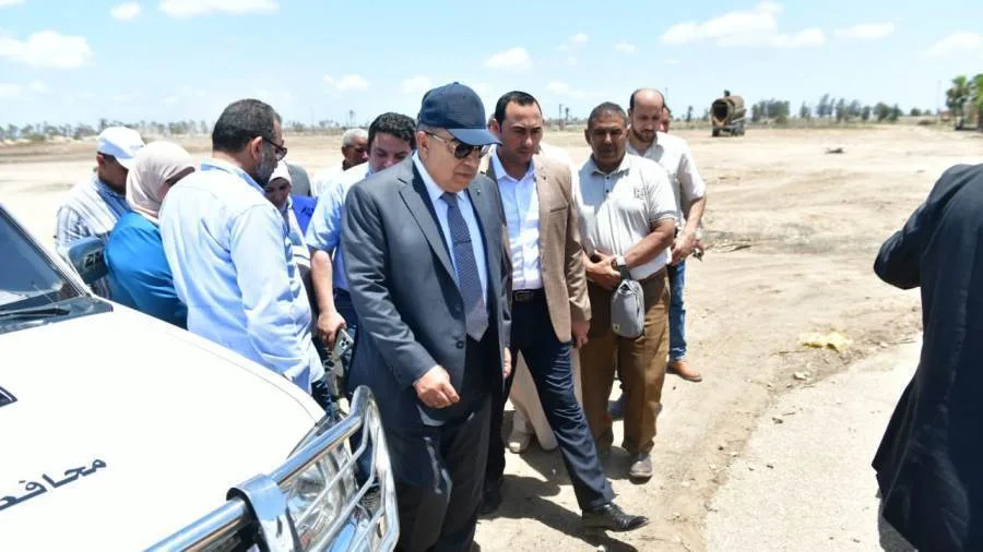 محافظ الدقهلية يزور موقع إنشاء منشأتين لتدوير النفايات البلدية والزراعية في بلقاس محافظ الدقهلية يزور موقع إنشاء منشأتين لتدوير النفايات البلدية والزراعية في بلقاس