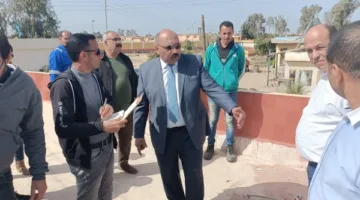 مدير مياه القناة يقوم بزيارة ميدانية للمحطات لمراقبة سير العمل استعدادًا لعيد الأضحى