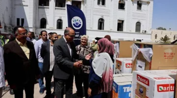 محافظ المنيا يوزع 23 جهاز عروس بالتعاون مع جمعية نور القمر